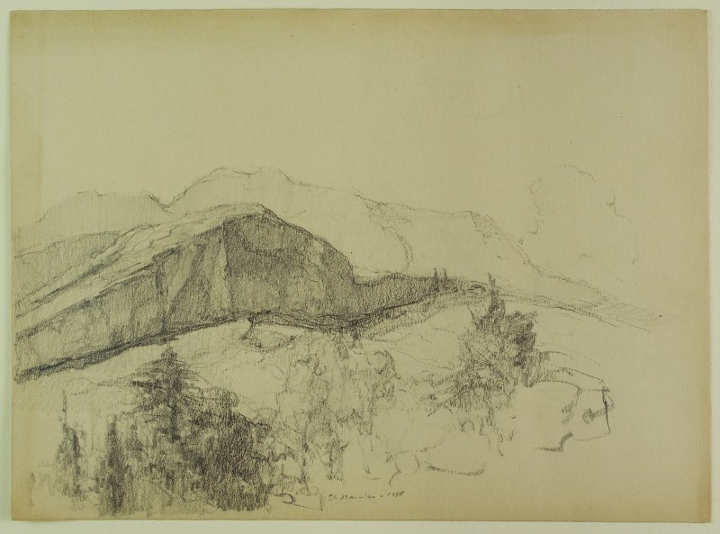 1958 -  Paesaggio nei pressi di Arco